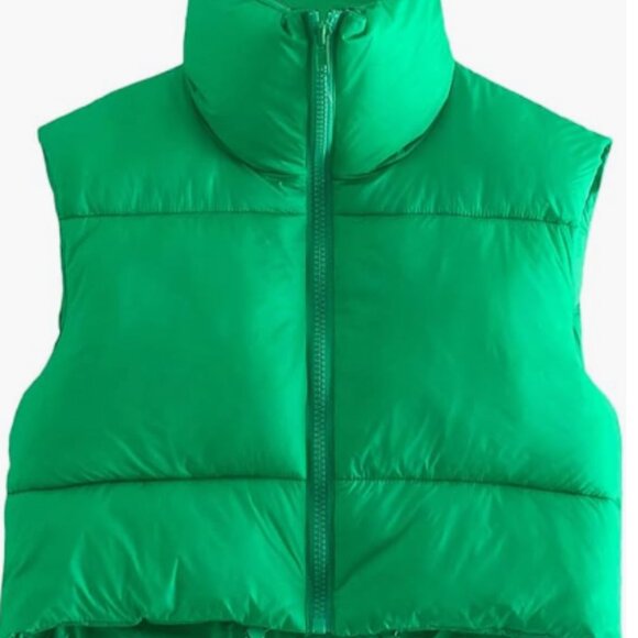 Trendy Cropped Puffer Vest – Lightweight & Cozy for Any Season! - Picture 2 of 4